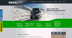 Desktop Screenshot of behl-mobile.de